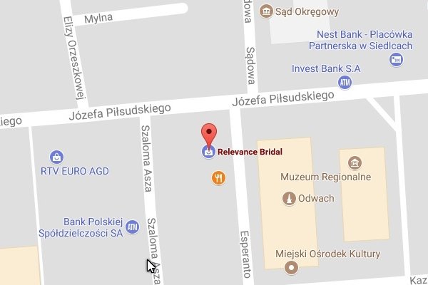 Bridal gowns manufacturer Relevance Bridal  location on Google Maps